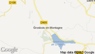 Plan de Grosbois-en-Montagne