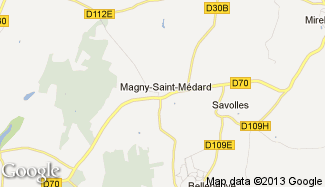Plan de Magny-Saint-Médard