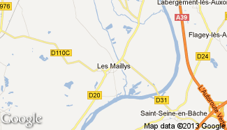 Plan de Les Maillys