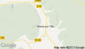 Plan de Marey-sur-Tille