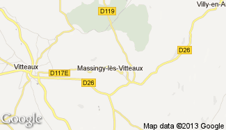 Plan de Massingy-lès-Vitteaux