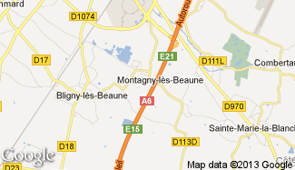 Plan de Montagny-lès-Beaune