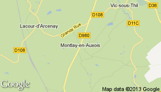 Plan de Montlay-en-Auxois