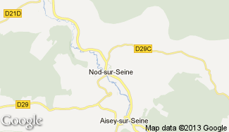 Plan de Nod-sur-Seine