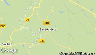 Plan de Saint-Andeux