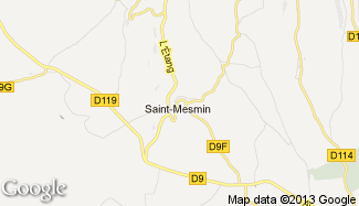 Plan de Saint-Mesmin