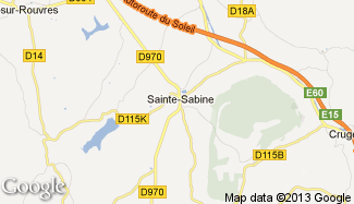 Plan de Sainte-Sabine