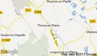 Plan de Thorey-en-Plaine
