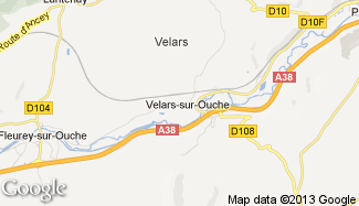 Plan de Velars-sur-Ouche