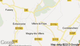 Plan de Villers-la-Faye