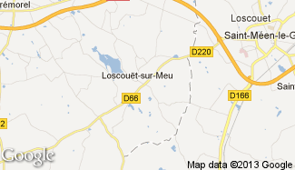 Plan de Loscouët-sur-Meu