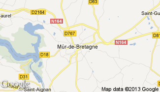 Plan de Mûr-de-Bretagne