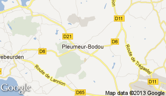 Plan de Pleumeur-Bodou