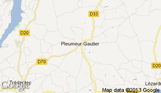 Plan de Pleumeur-Gautier