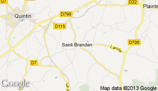 Plan de Saint-Brandan