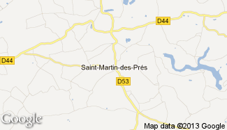 Plan de Saint-Martin-des-Prés