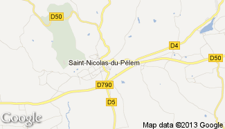 Plan de Saint-Nicolas-du-Pélem