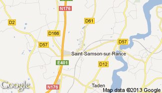 Plan de Saint-Samson-sur-Rance