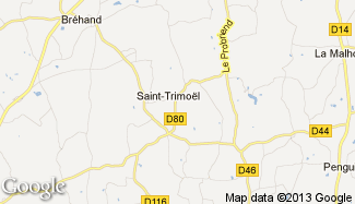 Plan de Saint-Trimoël