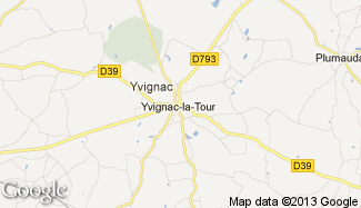 Plan de Yvignac-la-Tour