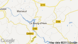 Plan de Le Bourg-d'Hem