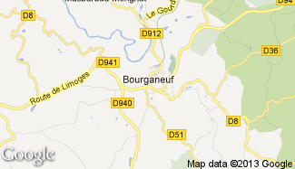 Plan de Bourganeuf
