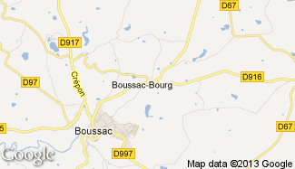 Plan de Boussac-Bourg