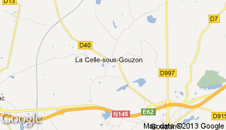 Plan de La Celle-sous-Gouzon