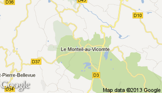 Plan de Le Monteil-au-Vicomte