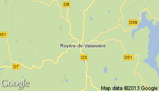 Plan de Royère-de-Vassivière