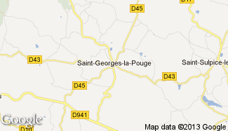 Plan de Saint-Georges-la-Pouge