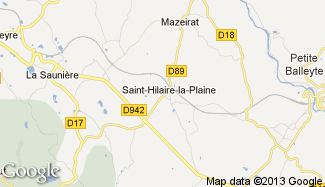 Plan de Saint-Hilaire-la-Plaine