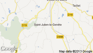 Plan de Saint-Julien-la-Genête