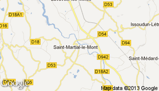 Plan de Saint-Martial-le-Mont