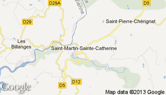 Plan de Saint-Martin-Sainte-Catherine