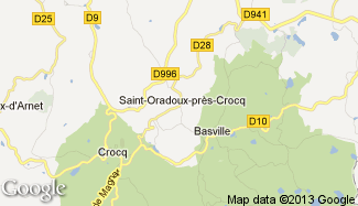 Plan de Saint-Oradoux-près-Crocq