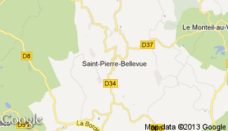 Plan de Saint-Pierre-Bellevue