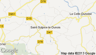 Plan de Saint-Sulpice-le-Dunois