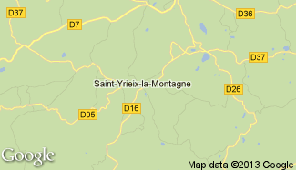 Plan de Saint-Yrieix-la-Montagne