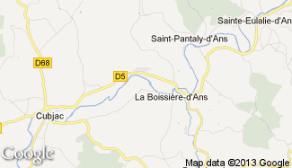 Plan de La Boissière-d'Ans