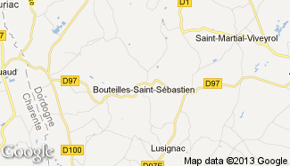 Plan de Bouteilles-Saint-Sébastien