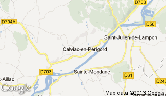 Plan de Calviac-en-Périgord