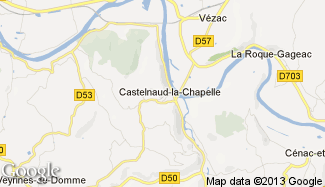 Plan de Castelnaud-la-Chapelle