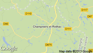 Plan de Champniers-et-Reilhac