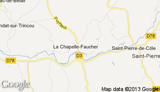 Plan de La Chapelle-Faucher