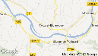 Plan de Coux-et-Bigaroque