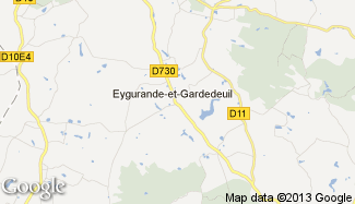 Plan de Eygurande-et-Gardedeuil