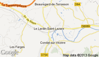 Plan de Le Lardin-Saint-Lazare