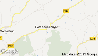 Plan de Liorac-sur-Louyre