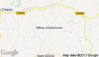 Plan de Milhac-d'Auberoche